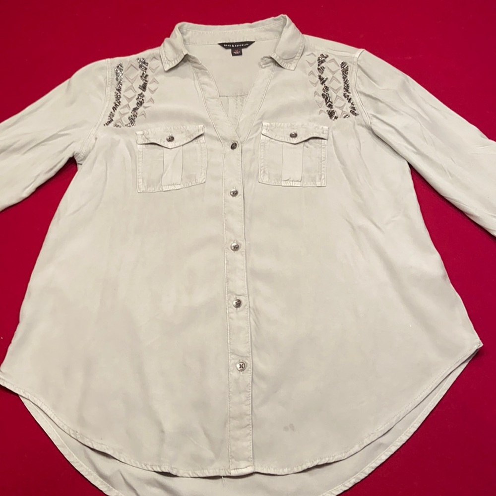 Chiffon V neck Blouse!!!